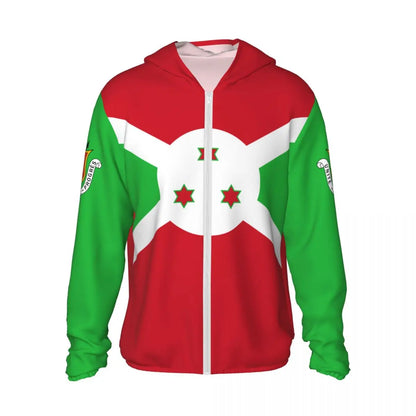 Burundi Flag Quick-Dry Hoodie