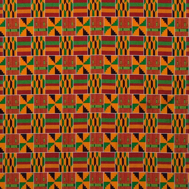 Vibrant Ankara Kente Fabric