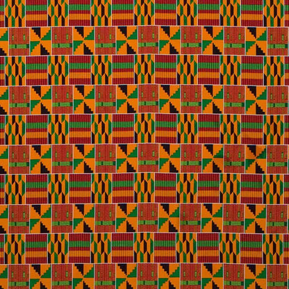 Vibrant Ankara Kente Fabric