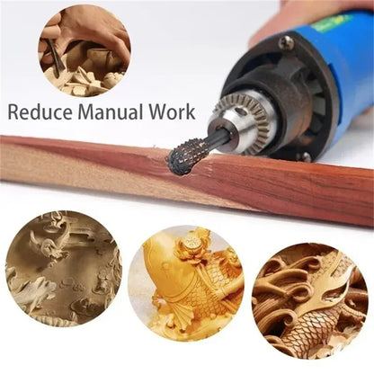 Ultimate Woodworking Rotary Files Set - B&R African Styles