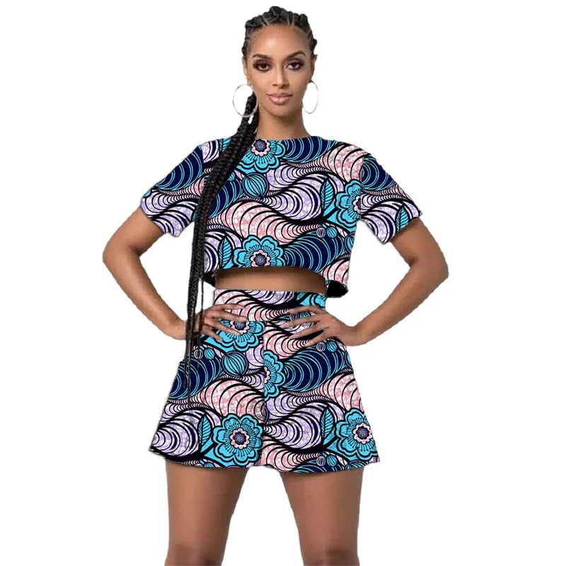 Vibrant Ankara Set Party Outfit