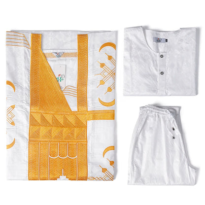 Elegant 3pcs Boubou Men's Outfit