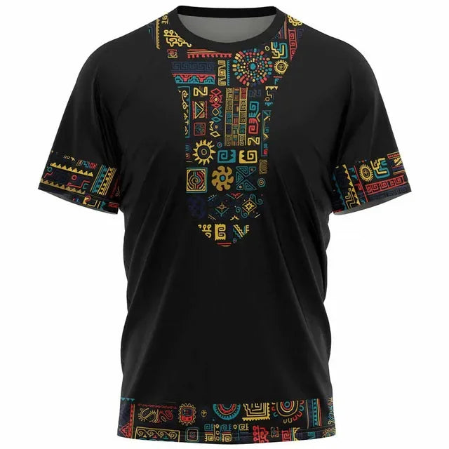 Stylish African Pattern T-Shirt