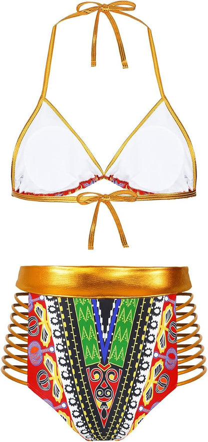 A Must Have Vibrant Tribal Bikini - B&R African Styles