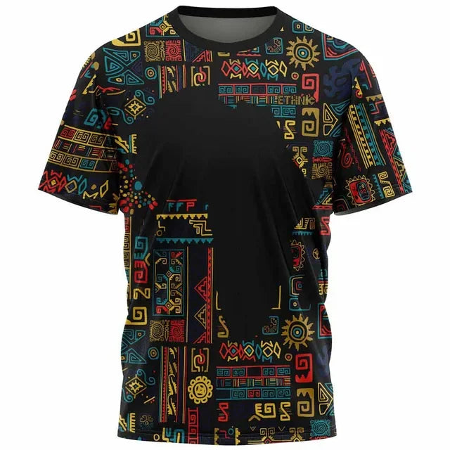 Stylish African Pattern T-Shirt