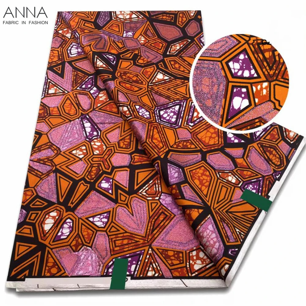 Vivid African Wax Print Fabric