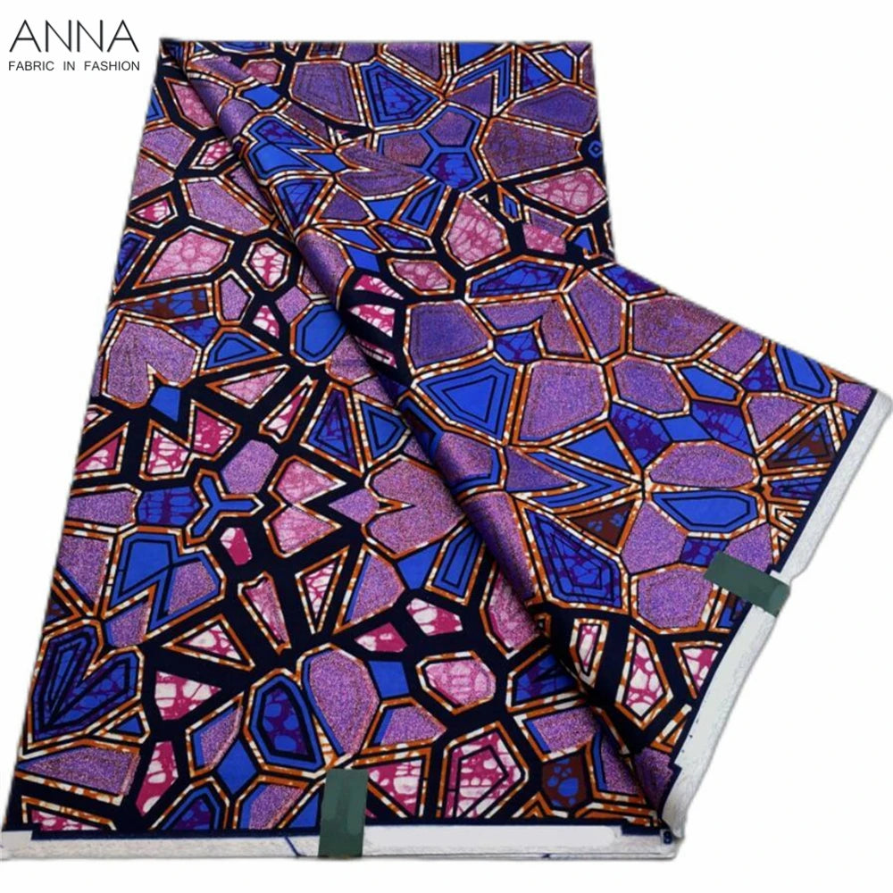 Vivid African Wax Print Fabric