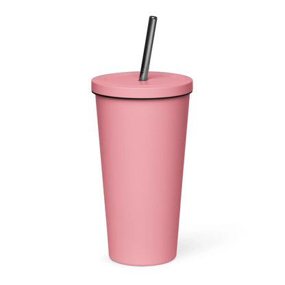 Juneteenth Flag Insulated tumbler with a straw - B&R African Styles