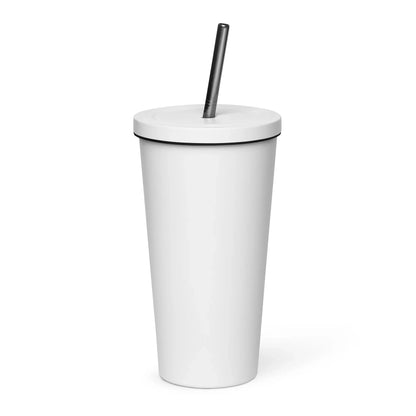 Juneteenth Flag Insulated tumbler with a straw - B&R African Styles