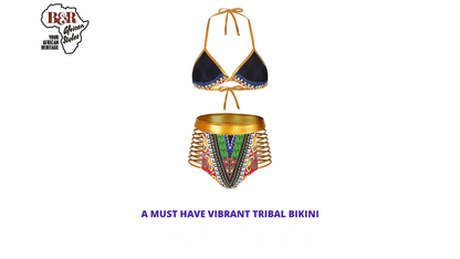 A Must Have Vibrant Tribal Bikini by@Outfy