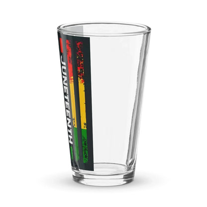 Juneteenth Flag Shaker pint glass - B&R African Styles