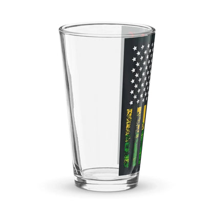 Juneteenth Flag Shaker pint glass - B&R African Styles