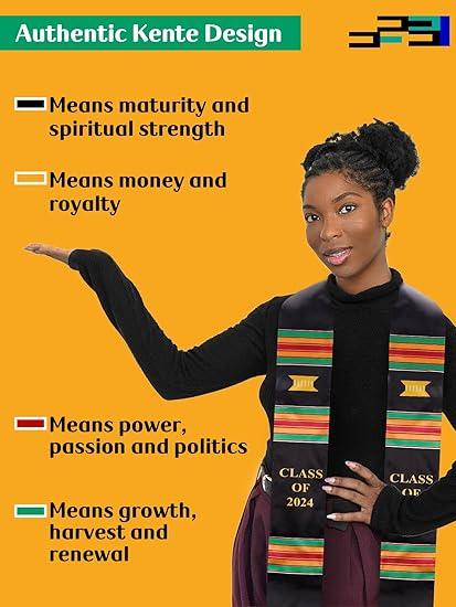 Grad Sash: Class of 2024 - B&R African Styles