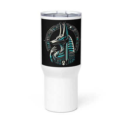 ANUBIS - GOD OF THE AFTERLIFE Travel mug with a handle - B&R African Styles