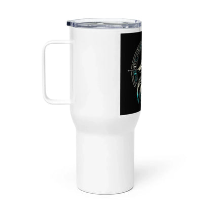 ANUBIS - GOD OF THE AFTERLIFE Travel mug with a handle - B&R African Styles