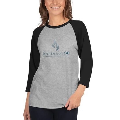 Kwibuka 30 - 3/4 sleeve raglan shirt - B&R African Styles