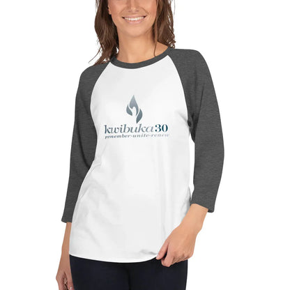 Kwibuka 30 - 3/4 sleeve raglan shirt - B&R African Styles