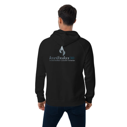 Kwibuka 30 - Unisex eco raglan hoodie - B&R African Styles