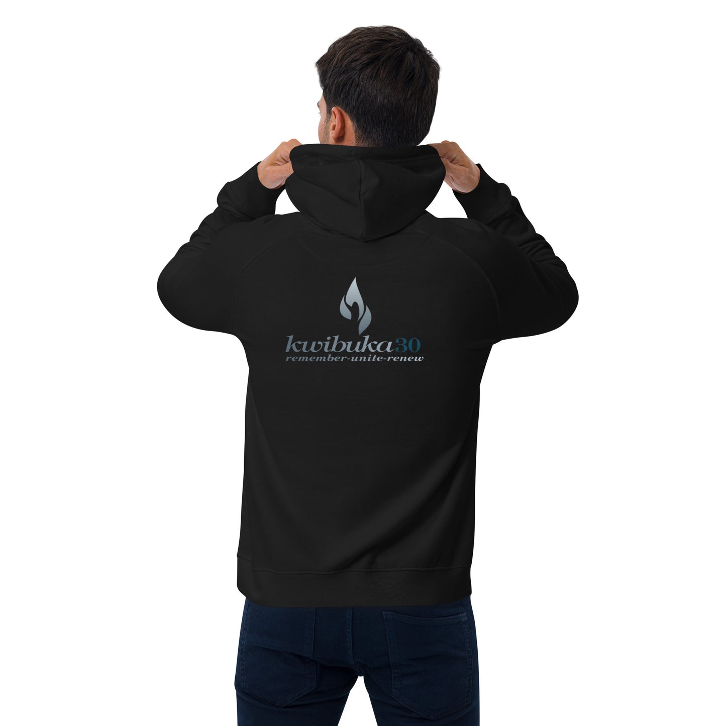 Kwibuka 30 - Unisex eco raglan hoodie