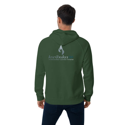 Kwibuka 30 - Unisex eco raglan hoodie - B&R African Styles