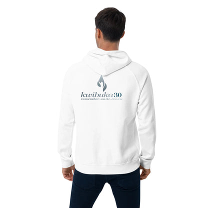Kwibuka 30 - Unisex eco raglan hoodie - B&R African Styles
