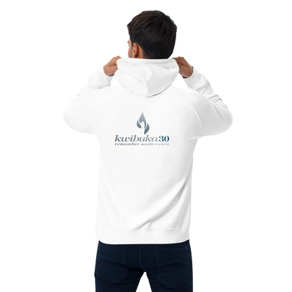Kwibuka 30 - Unisex eco raglan hoodie - B&R African Styles