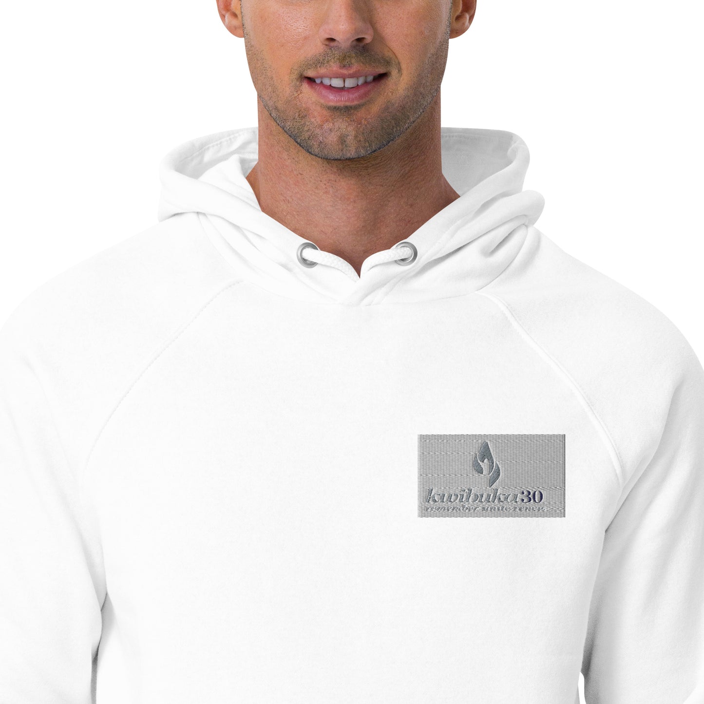 Kwibuka 30 - Unisex eco raglan hoodie