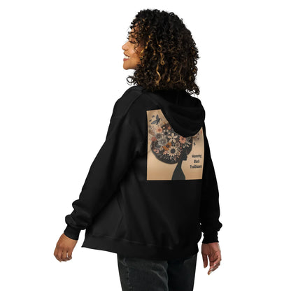 Trailblazers Tribute Unisex Heavy Blend zip Hoodie - B&R African Styles