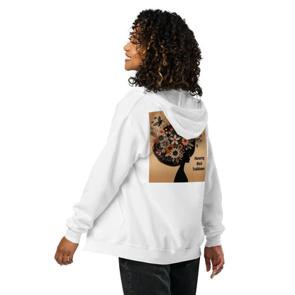 Trailblazers Tribute Unisex Heavy Blend zip Hoodie - B&R African Styles