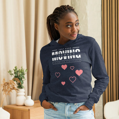 Keep moving forward Hooded long-sleeve tee - B&R African Styles