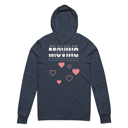 Keep moving forward Hooded long-sleeve tee - B&R African Styles