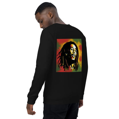 Great Bob Unisex organic raglan sweatshirt - B&R African Styles
