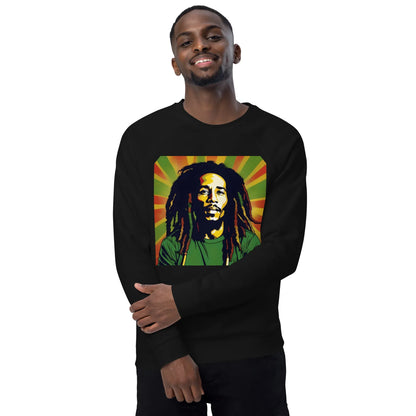 Great Bob Unisex organic raglan sweatshirt - B&R African Styles