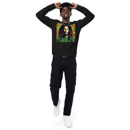Great Bob Unisex organic raglan sweatshirt - B&R African Styles