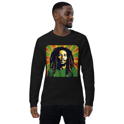 Great Bob Unisex organic raglan sweatshirt - B&R African Styles