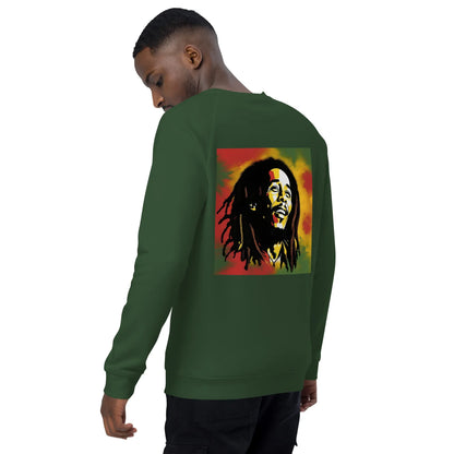 Great Bob Unisex organic raglan sweatshirt - B&R African Styles