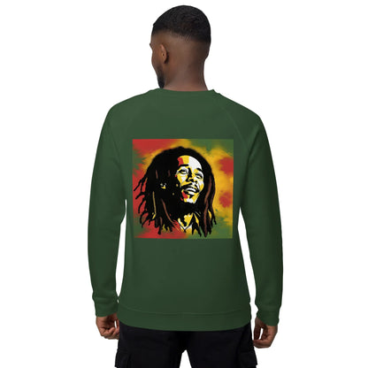 Great Bob Unisex organic raglan sweatshirt - B&R African Styles