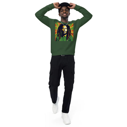 Great Bob Unisex organic raglan sweatshirt - B&R African Styles