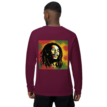 Great Bob Unisex organic raglan sweatshirt - B&R African Styles