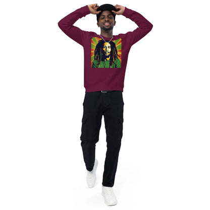 Great Bob Unisex organic raglan sweatshirt - B&R African Styles