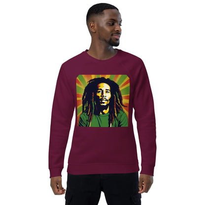 Great Bob Unisex organic raglan sweatshirt - B&R African Styles
