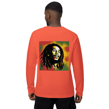 Great Bob Unisex organic raglan sweatshirt - B&R African Styles