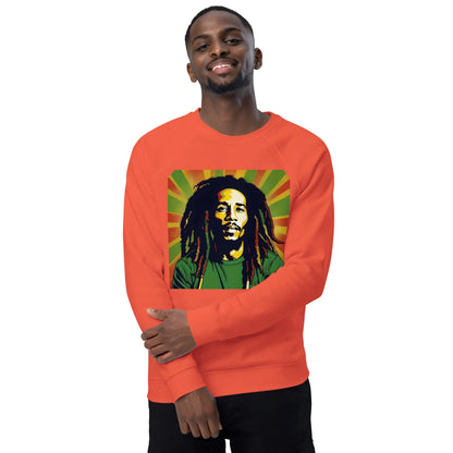 Great Bob Unisex organic raglan sweatshirt - B&R African Styles