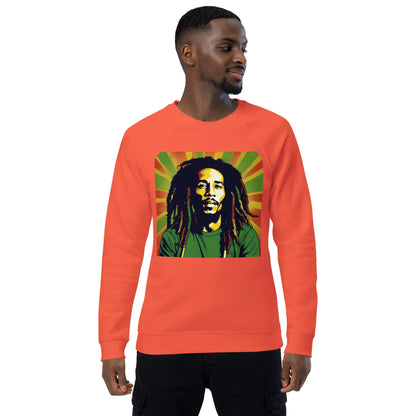 Great Bob Unisex organic raglan sweatshirt - B&R African Styles
