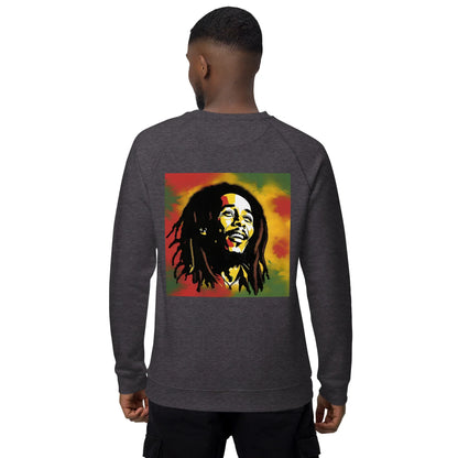 Great Bob Unisex organic raglan sweatshirt - B&R African Styles