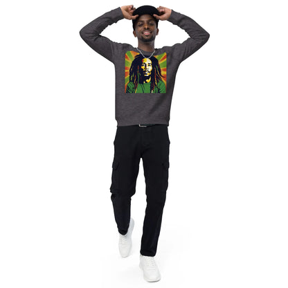 Great Bob Unisex organic raglan sweatshirt - B&R African Styles