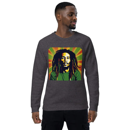 Great Bob Unisex organic raglan sweatshirt - B&R African Styles