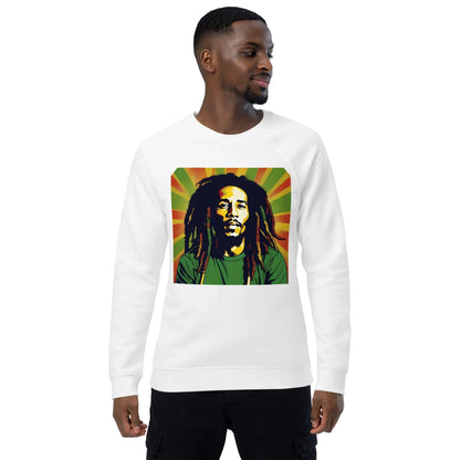 Great Bob Unisex organic raglan sweatshirt - B&R African Styles