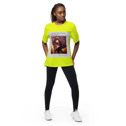 Black Creativity Unisex performance crew neck t-shirt - B&R African Styles