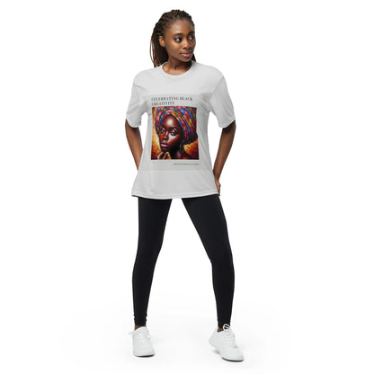 Black Creativity Unisex performance crew neck t-shirt - B&R African Styles